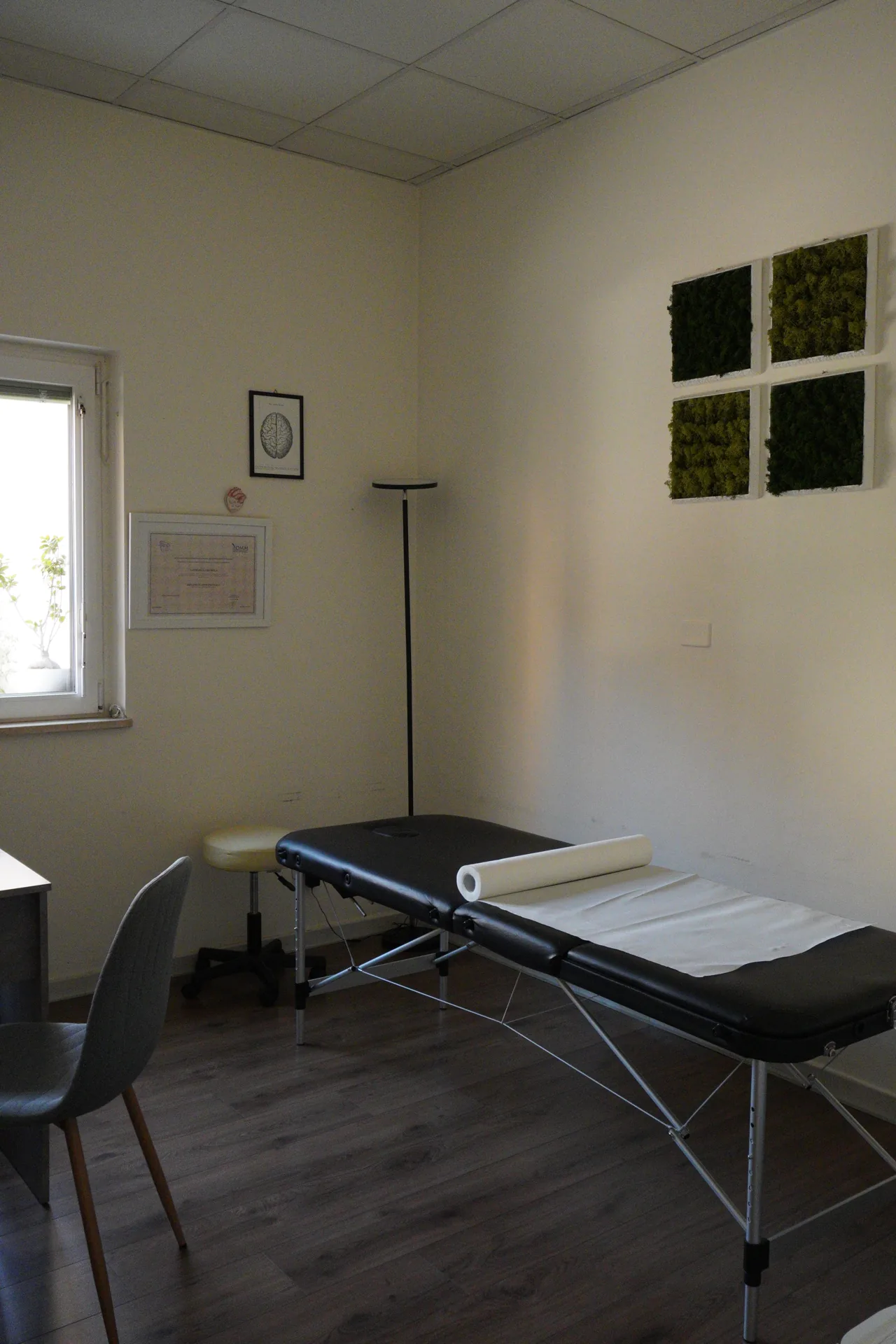 Trattamento manuale in un ambiente rilassante