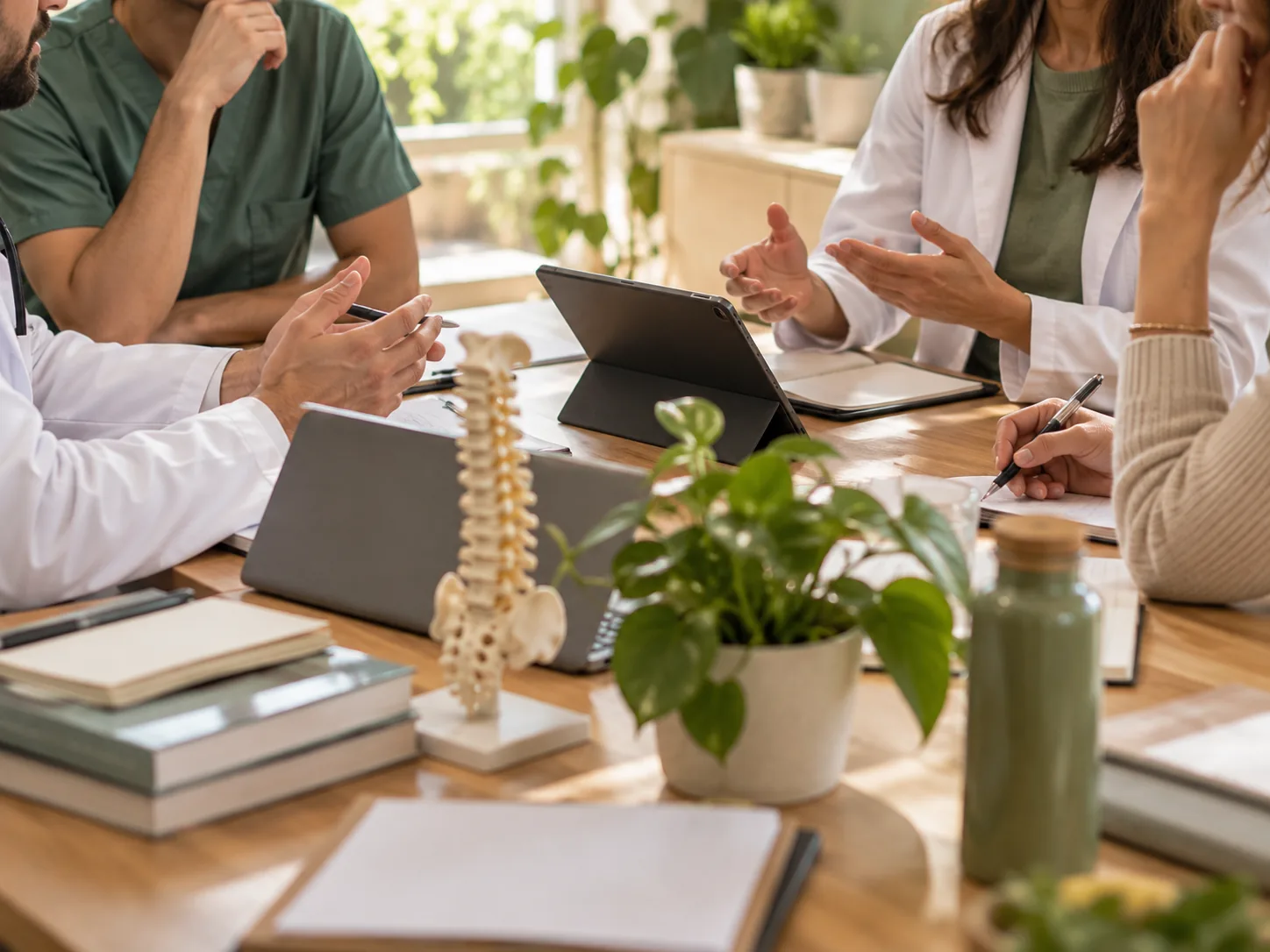 Professionisti di diverse discipline si confrontano attorno a un tavolo